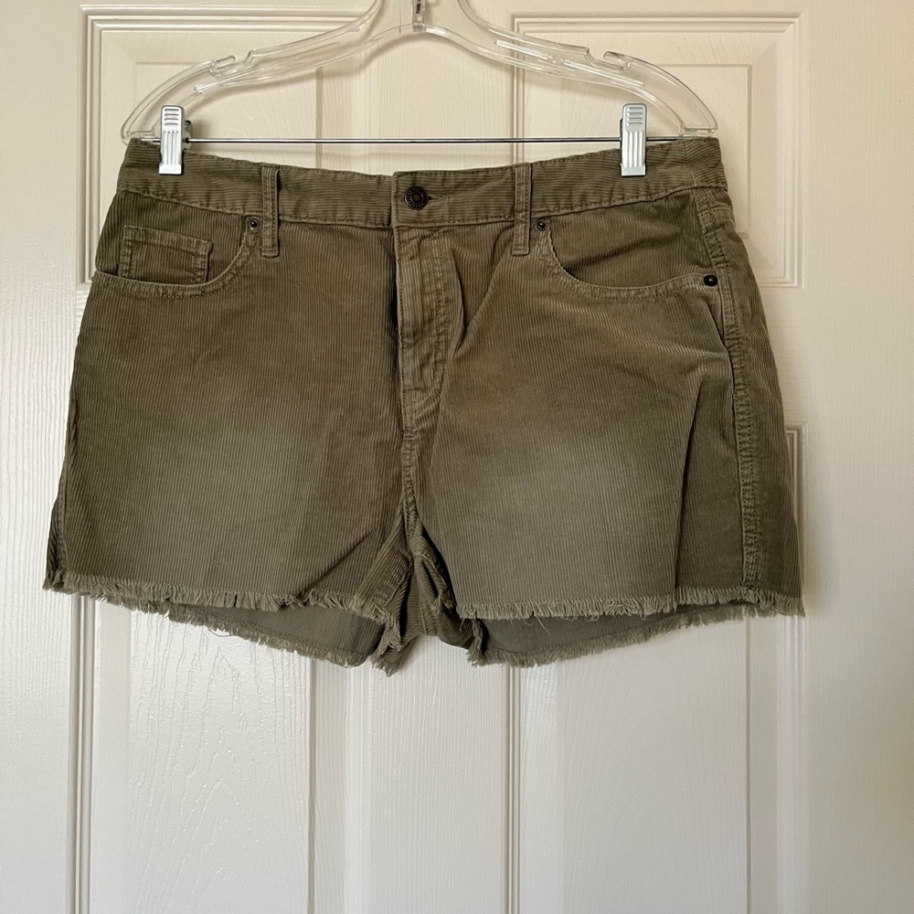 Mossimo High Waist Cord Shorts